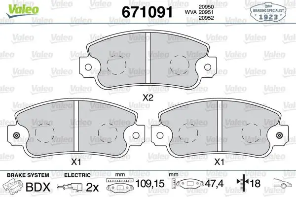 Fren Balatası Ön Seat Ibiza 84-93 Malaga 84-93 Fiat 131 Mırafıorı 76-85 Marengo 80-85