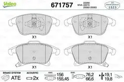 Fren Balatası Ön Ford Mondeo S-Max Galaxy 14 -