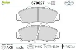 Fren Balatası Ön-Honda Accord 98-02 CRV 97-01 Wva21651