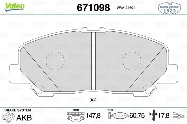 Fren Balatası Arka Toyota Prevıa 2.4 3.5 05-Alphard 3.5 08-14