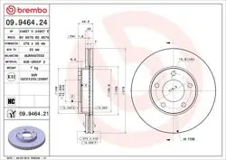 Disk Fren Ön Hava Kanallı 278-5 (Mazda 3 03-10)