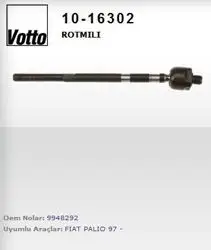 10.16302 / Rot Mili Hidrolik Dır. M14×1.5 (Fiat: Palio / Weekend)