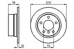 Fren Diski E-36 Arka Compact Tek
