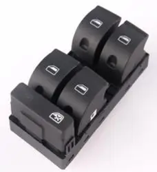 Sol Ön Kapı Cam Anahtarı (Audi A4 05-08 Seat Exeo 09-14)