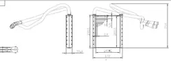 Kalorifer Radyatörü Brazing Borulu (Ford: Transit Courıer 14 -)