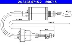 Debriyaj Teli Opel Vectra A 2.0