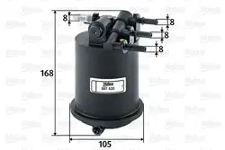 Yakıt Filtresi (Mazot) (Renault: Megane II 1.5 DCI 02-/ Scenic II 03-/ Grand Scenic 1.9 DCI II 04 -)