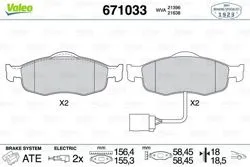 Fren Balatası Ön Wva 21394 Ford Mondeo Ghıa 93-98