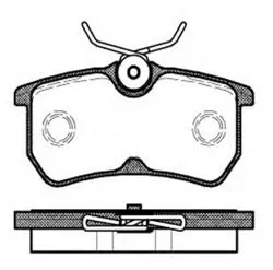 Arka Fren Disk Balata (Ford: Focus 98 -)