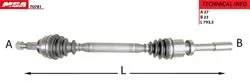 Aks Komple Sağ Laguna II 1.6 16V K4m