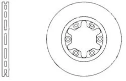 Fren Disk Ön Hava Kanallı 273,5-6 (Ford: Ranger 4×4 98-02 / Mazda: B2500 4×4 98-05)