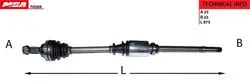 Aks Sağ (Peugeot: 306 1.4 1.6 Tu3-5 ABS Li 29D 93-02)