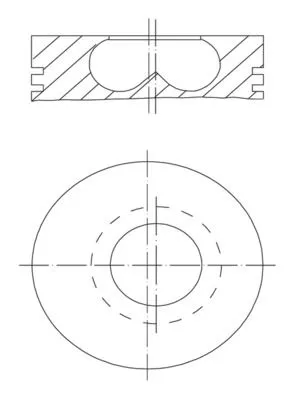 Piston 84.00 mm (Std) BMW F20 F21 F22 F45 F30 F10 (B47 B37 Motorlar)
                                Takım