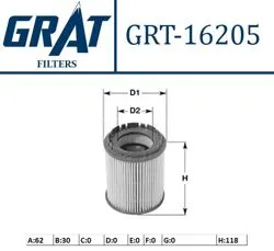 Yağ Filtresi-(Hyundai: Tucson 04 > 10 2.0 CRDI / Santafe 01 > 06 2.0 CRDI / Sportage 04 > 10 2.0 CRDI / Cerato 04 > 10 2.0 CRDI / Chrysler: Voyager 01-04 2.5Crd / Jeep: Cherokee 01-06 2.5 CRDI)