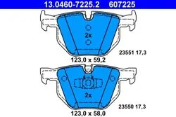 Fren Balatası Arka BMW 3 E90 E91 E92 E93 05 >
