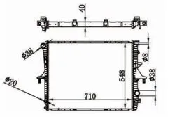 Su Radyatörü Brazing (VW Touareg 02-10 Audi Q7 06-15 Porsche Cayenne 03-10)