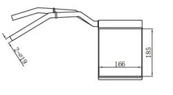Kalorifer Radyatörü Brazing (Ford: C-Max Focus 03-11 Kuga 08-12 / Volvo: C30 / C70 II 05 -)