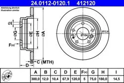 Fren Diski E-32 Arka 7.30 / 7.35 Tek