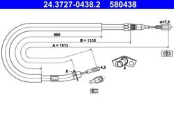 El Fren Teli Spr 313 CDI-Lt35 Arka (1513 mm)