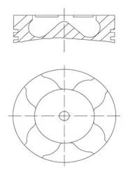 Piston + Segman Std 84.00mm (Opel Vectra Astra Zafira X 2.0 Dth)