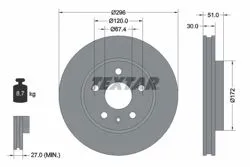 Fren Diski Opel Insignia A (16 Jant) 296mm Ön