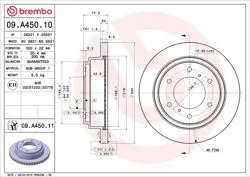 Fren Diski Arka Havalı-(300-6) UV Coated (Mitsubishi Pajero 00 / 10)