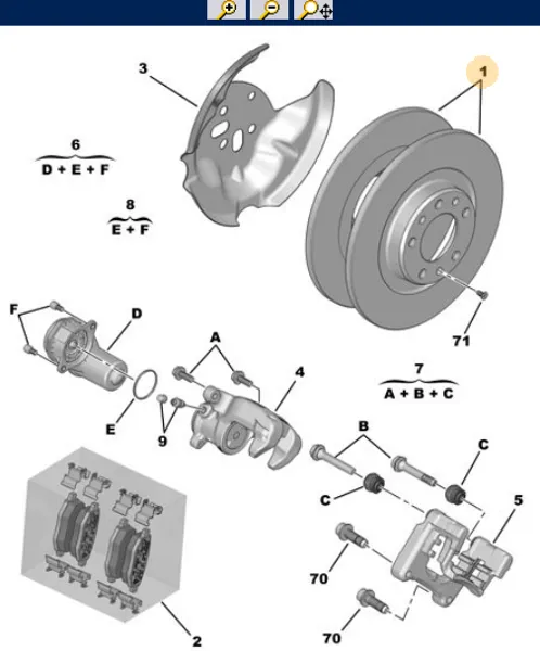Fren Diski Arka P208 II P008 II / C4 III C41 / Corsa F 19 >