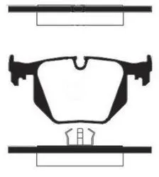 Fren Balatası Arka Wva 21487 BMW E38-E46 3.30 E-53×5 / Landrover Range Rover III