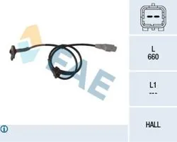 ABS Sensörü Ön Partner Tepe Berlingo III C4 Pc