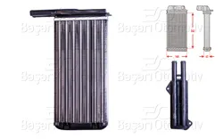 Kalorifer Radyatörü Mekanik 242X132 mm Ford Escort 5 (Aal, Abl) 1.6 İ 16V 92-95 Escort 6 Sedan (Gal, Afl) 1.6 İ 16V 95-99 Escort Classic (Aal, Abl) 1.6 16V 98-00