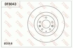 Fren Diski Ön Havalı 320-5 Mazda Cx-7 09-13 Cx-9 07 -