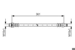 Fren Hortumu Mini R-60 / 61 Arka