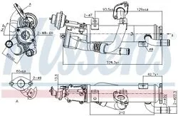 EGR Soğutucu (Audi A4 05-08 A6 05-08)