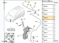 Ön Cam Fıskiye Memesi Peugeot Bipper Fiat Fiorino