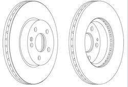 Fren Diski Ön Mercedes Viano W639-W447 114-116 CDI