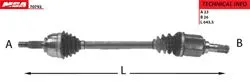 Aks Komple Sol-(Man.)-(Nissan: Micra 1.0-1.2-1.3-1.4-1.6 03 > 10 / Note 1.4-1.6 06 >)