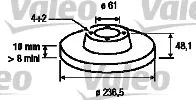 Fren Diski Arka Düz (239-4)-(Honda: Accord 86 > 89 / Civic 88 > 95 / Crx 88 > 91 / Rover-200 90 > 00 / Rover-400 90 > 00 / Rover-25 00 > 06 / Rover-45 00 > 06)