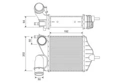 Turbo Radyatorü (Fiat Idea 1.6 JTD 01.04-/