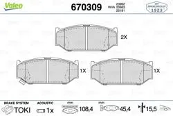 Balata Fren Ön-(Suzuki: Swift 05 -)