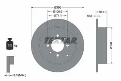 Fren Diski Peugeot 406 97-290mm Arka