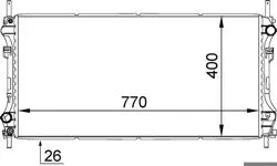 / Su Radyatörü (Ford: Transit V184 + Ac 01 -) 8Mk376764-111