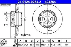 Fren Diski Ön BMW G30 G31 F90 16 > X3 G01 F97) 17 > X4 G02 F98 18 >