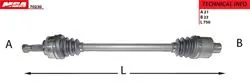 Aks Komple Sağ ABS Li 44Dıs Megane I 1.6 K7m 2.0 F3r