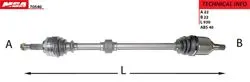 Aks Komple Sağ (ABS Li)-(Otomatik)-(Chevrolet: Kalos 02 > 10 1.4 16V / Aveo 05 > 10 1.4 16V)