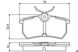 Arka Fren Disk Balata (Ford Focus 98 -)