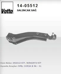 14.05512 / Salıncak Rotilli Sağ (Opel Corsa B)