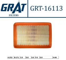 Hava Filtresi (Cercevesiz)-(Hyundai: Tucson Elentra 04 > 10 / Kia: Sportage 04 > 10 / Cerato 04 > 10 Dizel)