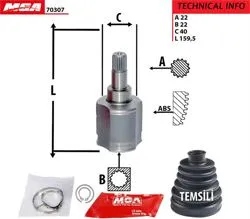 Aks Kafası İç Sol (Peugeot: Bipper Citroen: Nemo 1.4Hdı 07-)