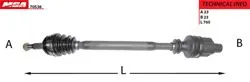 Aks Komple Sağ Abssız Logan Mcv 1.5 K9k-1.6 K7m