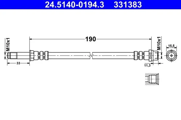 Fren Hortumu Arka Transporter T5 03 >